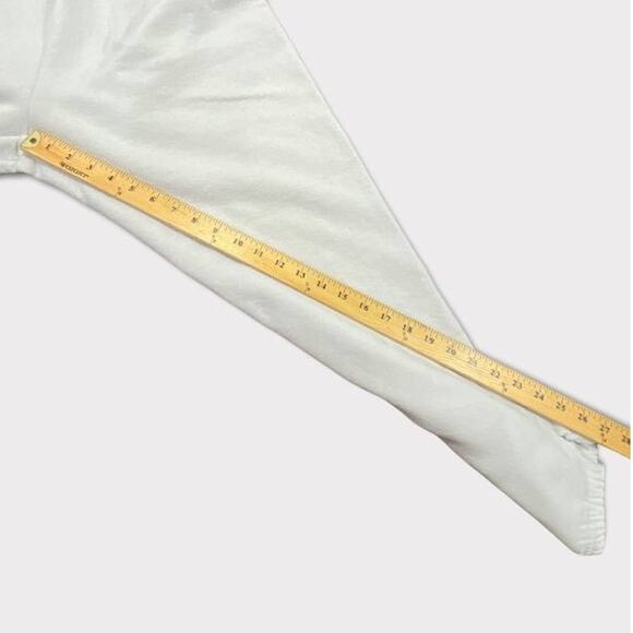 Athletech High Rise Elastic Drawstring Waist Sweat Pants White - Picture 9 of 10